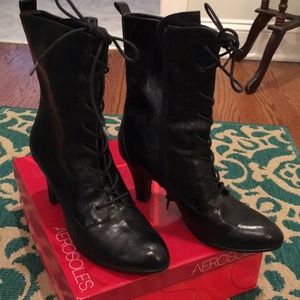 aerosoles lace up boots